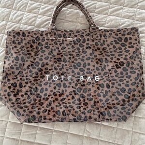 Leopard Print Tote Bag